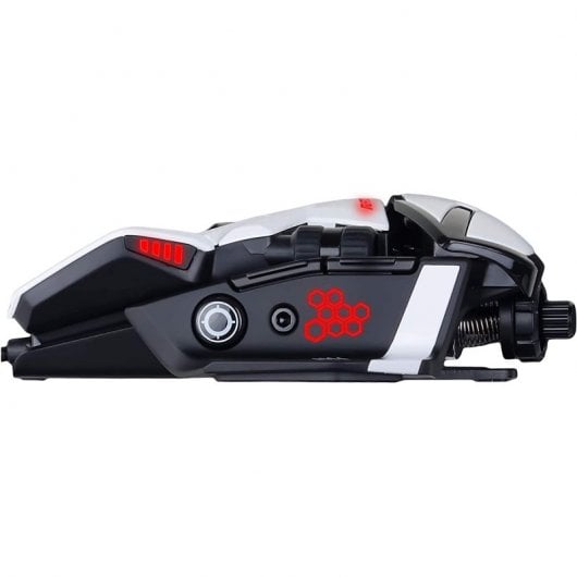 Mad Catz R.A.T. Mouse da gioco 6+ 12000 DPI RGB Bianco