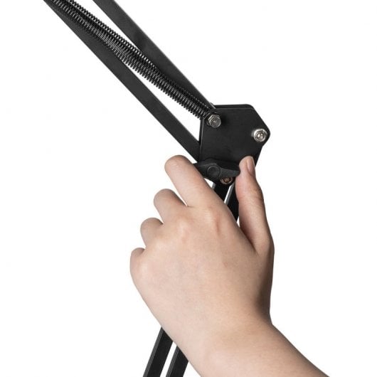 Kimex Streaming Soporte de Mesa para Monitor Luz Cámara y Micrófono de 17" a 32"
