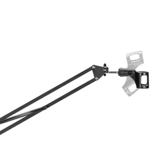 Kimex Streaming Soporte de Mesa para Monitor Luz Cámara y Micrófono de 17" a 32"