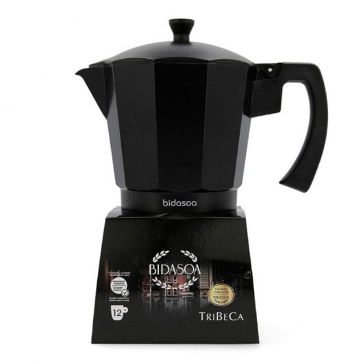 Bidasoa Tribeca Cafetera Italiana Aluminio Fundido Base Acero 12 Tazas