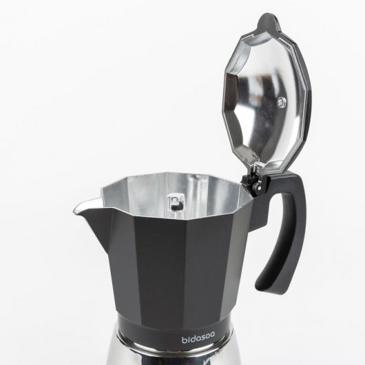 Bidasoa Tribeca Cafetera Italiana Aluminio Fundido Base Acero 9 Tazas