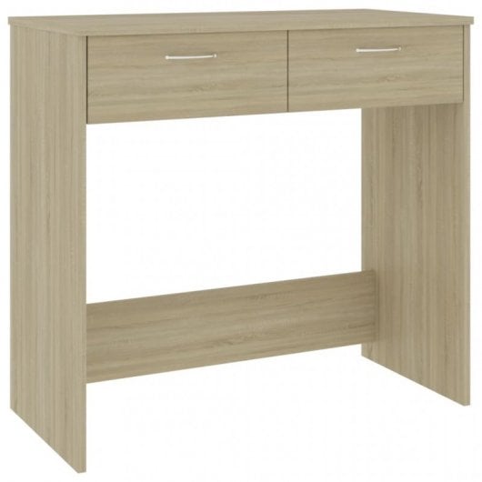 Mesa de aglomerado VidaXL Sonoma 80x40x75cm Carvalho