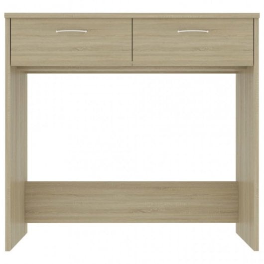 Mesa de aglomerado VidaXL Sonoma 80x40x75cm Carvalho