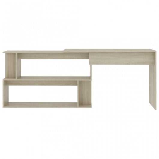 aglomerado de mesa de canto vidaXL 200x50x76cm carvalho