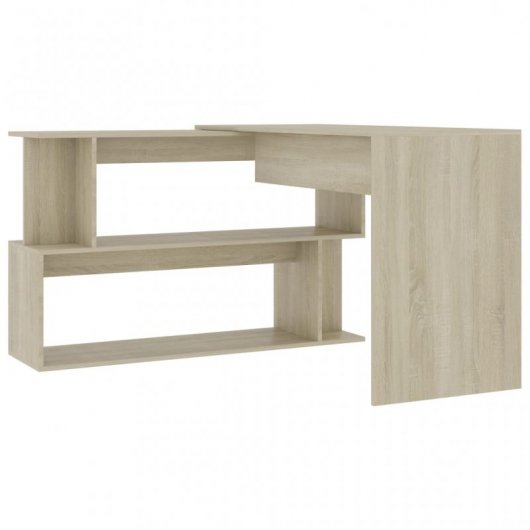 aglomerado de mesa de canto vidaXL 200x50x76cm carvalho
