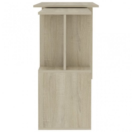 aglomerado de mesa de canto vidaXL 200x50x76cm carvalho