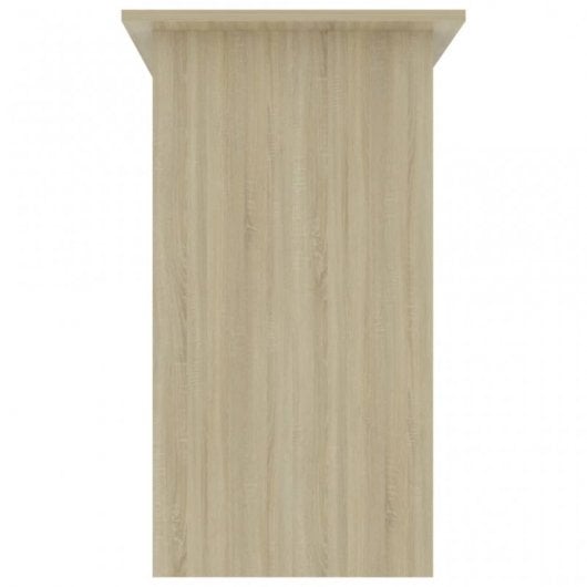 mesa de aglomerado de carvalho vidaXL Sonoma 80x45x74cm