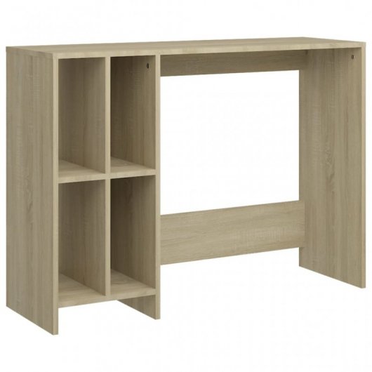 VidaXL Scrivania per notebook in truciolare 102,5x35x75 cm Quercia
