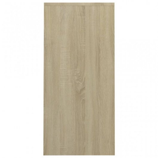 VidaXL Scrivania per notebook in truciolare 102,5x35x75 cm Quercia