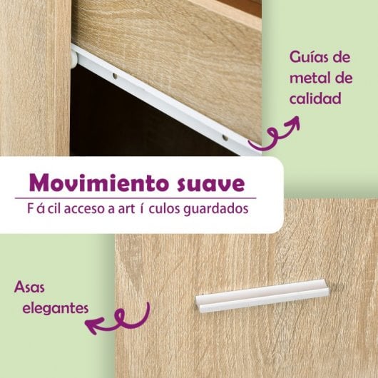 VidaXL Scrivania in truciolato 140x50x77 cm Quercia/Sonoma