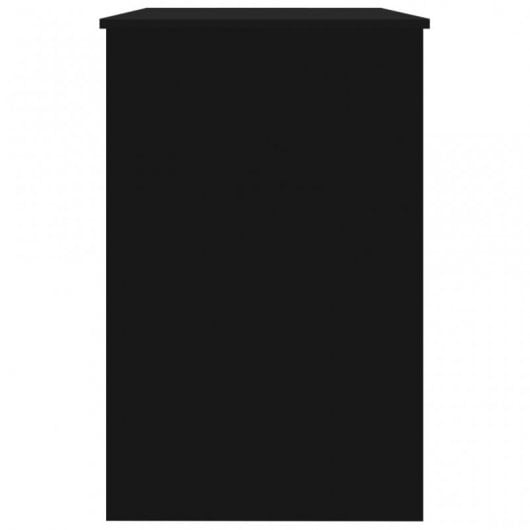 VidaXL Bureau en aggloméré 100x50x76cm Noir