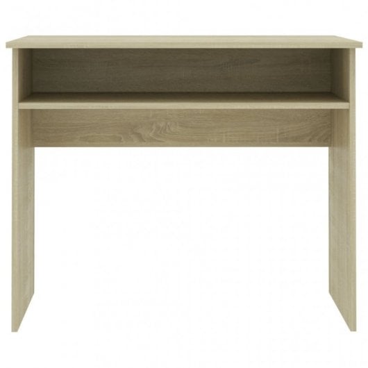 VidaXL Bureau en aggloméré 90x50x74 cm Chêne/Sonoma