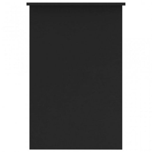 vidaXL Escritorio de aglomerado negro 100x50x76 cm