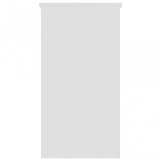 VidaXL Bureau en aggloméré 80x40x75cm Blanc