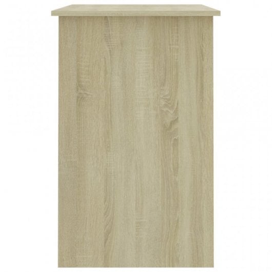 VidaXL Bureau en aggloméré 100x50x76 cm Chêne/Marron