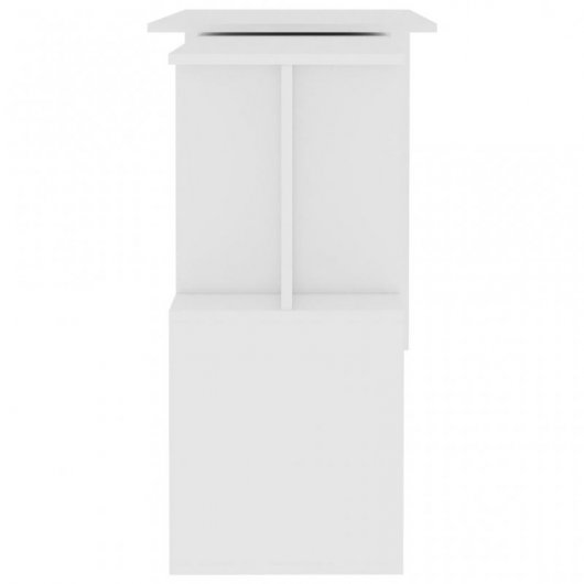vidaXL Escritorio de madera contrachapada negro 90x40x72 cm