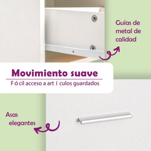 VidaXL Escritorio de Oficina Aglomerado 100x50x76cm Blanco