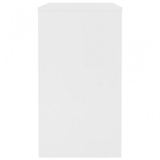 vidaXL Escritorio de madera contrachapada blanco 90x40x72 cm