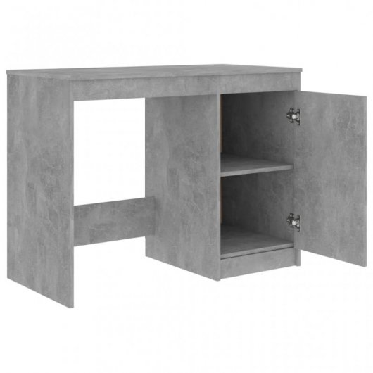 VidaXL Escritorio de Aglomerado 100x50x76cm Gris Hormigón