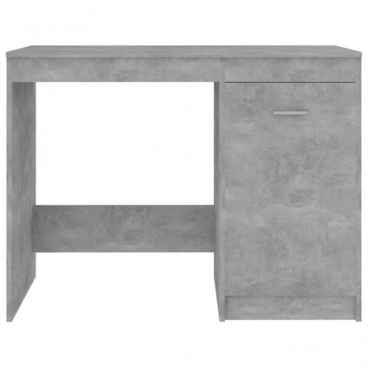 VidaXL Escritorio de Aglomerado 100x50x76cm Gris Hormigón