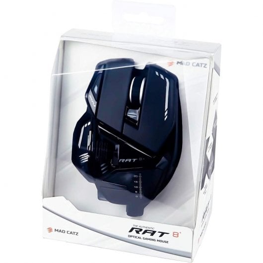 Mad Catz R.A.T. 8+ Ratón Gaming 16000DPI RGB Negro