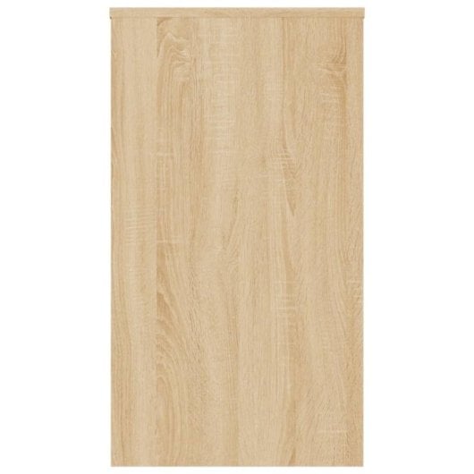vidaXL Escritorio de madera contrachapada color roble 90x40x72 cm