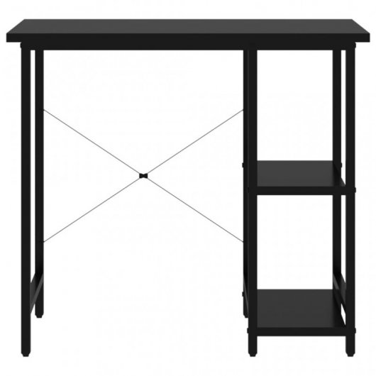 Mesa de Computador VidaXL MDF 80x40x72cm Preto