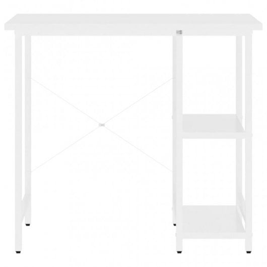 VidaXL Bureau d'ordinateur MDF 80x40x72cm Blanc