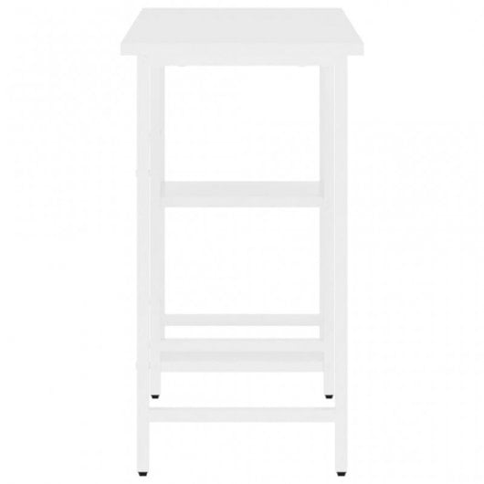 VidaXL Bureau d'ordinateur MDF 80x40x72cm Blanc