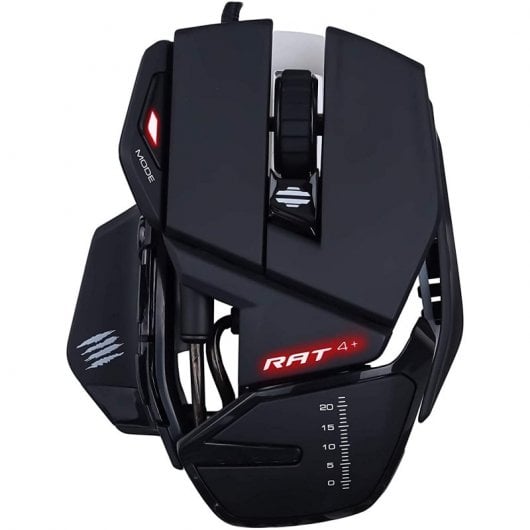 Mouse da gioco Mad Catz R.A.T 4+ 7200 DPI Nero