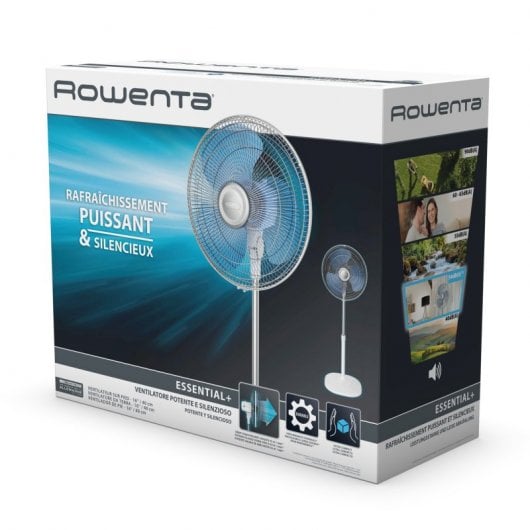 Ventilateur sur pied Rowenta Essential 55W Blanc
