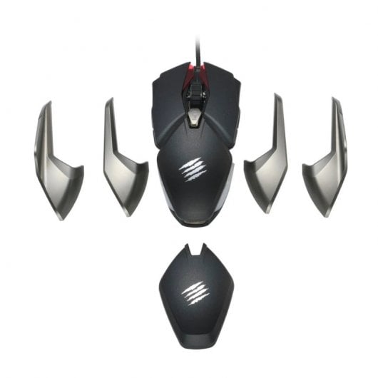 Mad Catz B.A.T. 6+ Mouse da gioco ambidestro 16000 DPI RGB Nero