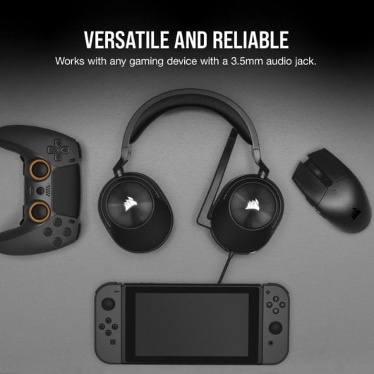 Corsair HS55 Stereo Headset Gaming Multiplataforma Preto