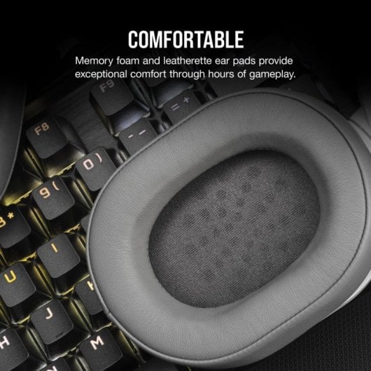 Corsair HS55 Stereo Auriculares Gaming Multiplataforma Blancos