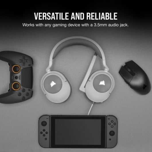 Corsair HS55 Stereo Auriculares Gaming Multiplataforma Blancos
