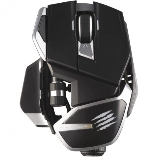 Mad Catz R.A.T. DWS Kabellose Gaming-Maus 16000 DPI Schwarz/Silber