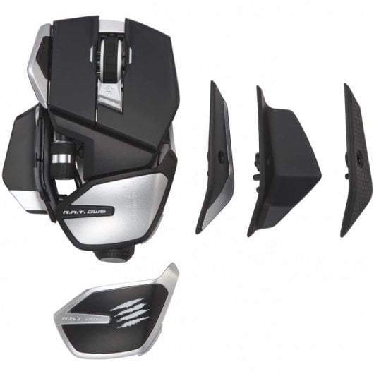 Mad Catz R.A.T. Mouse da gioco wireless DWS 16000 DPI Nero/Argento