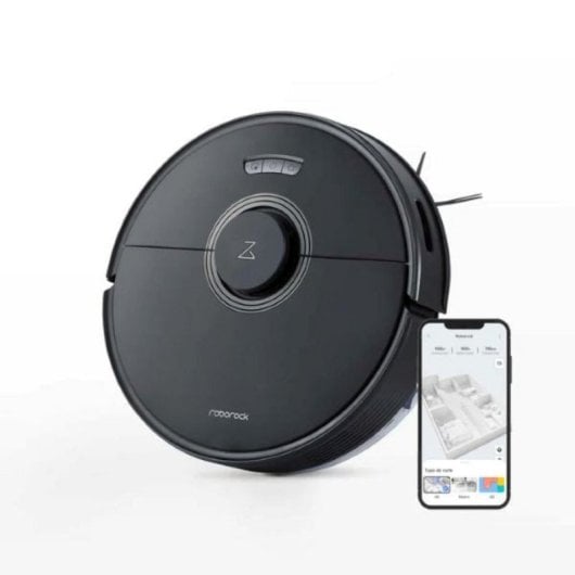 Aspirador Robô com Mopa Roborock Q7 Max Navegação LiDAR 4.200 Pa Controlo por Voz