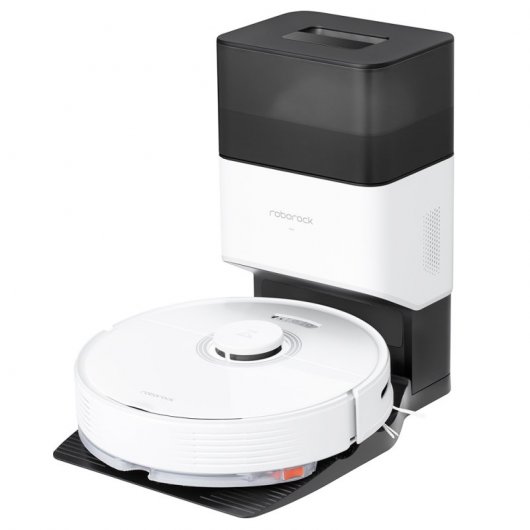 Roborock Q7 Max+ Roboterstaubsauger Weiß + selbstentleerende Basis