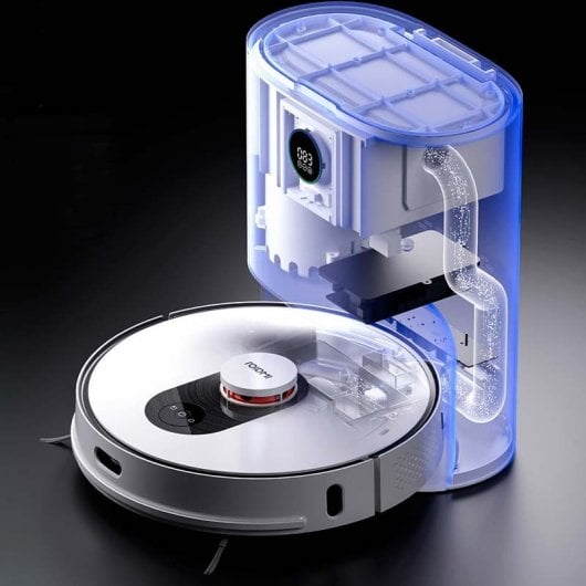 Aspirateur Robot Roidmi Eve Plus avec Smart Base Blanc
