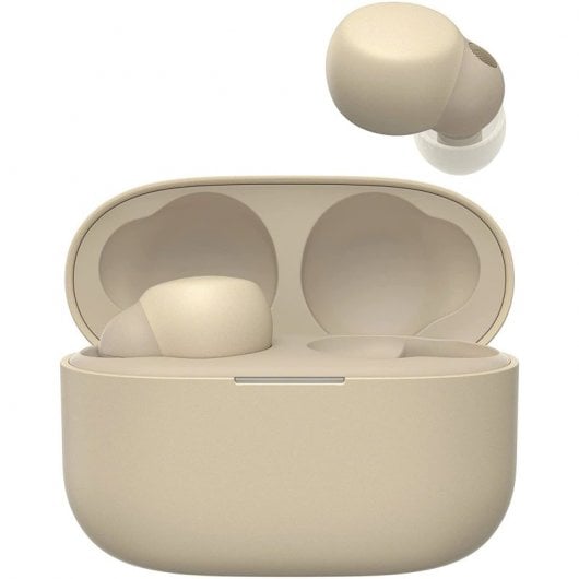 Sony LinkBuds S Auriculares Inalámbricos con Cancelación de Ruido Crema