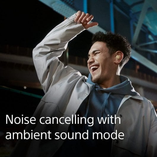 Sony LinkBuds S Auriculares Inalámbricos con Cancelación de Ruido Crema