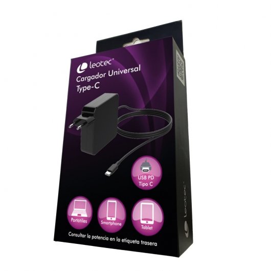 Leotec Cargador Universal USB-C PD 90W