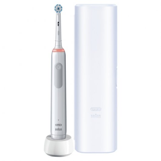 Braun Oral-B Pro 3 3500 Sensitive Clean Cepillo de Dientes Eléctrico + Estuche de Viaje