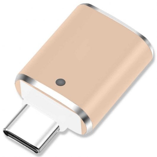 OcioDual USB Typ C 3.0 OTG Adapter Golden