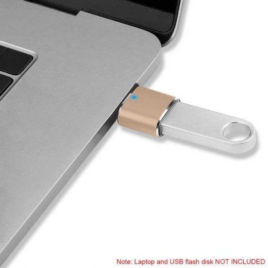 OcioDual USB Typ C 3.0 OTG Adapter Golden
