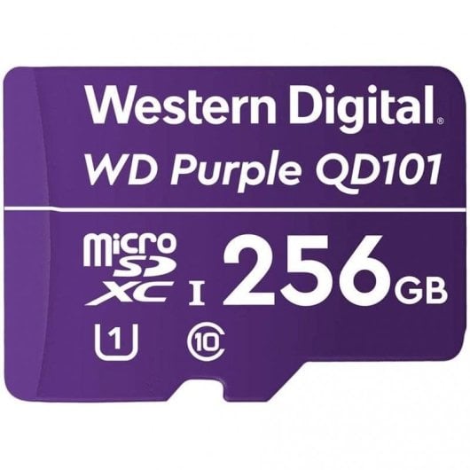 microSDXC Western Digital WD Purple QD101 256GB U1 Class 10 Langlebigkeit