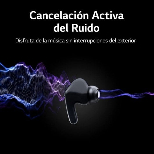 LG Tone FP5 Auriculares Inalámbricos Negros