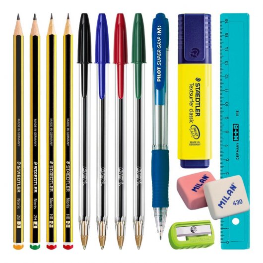 Ecopack Basic - Pack Ahorro Básico Con Material Escolar De Primeras Marcas