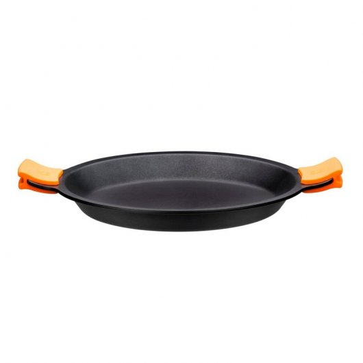 Bra Efficient – 36 cm große, antihaftbeschichtete Paellapfanne mit Griffen. Induktion und Backofen